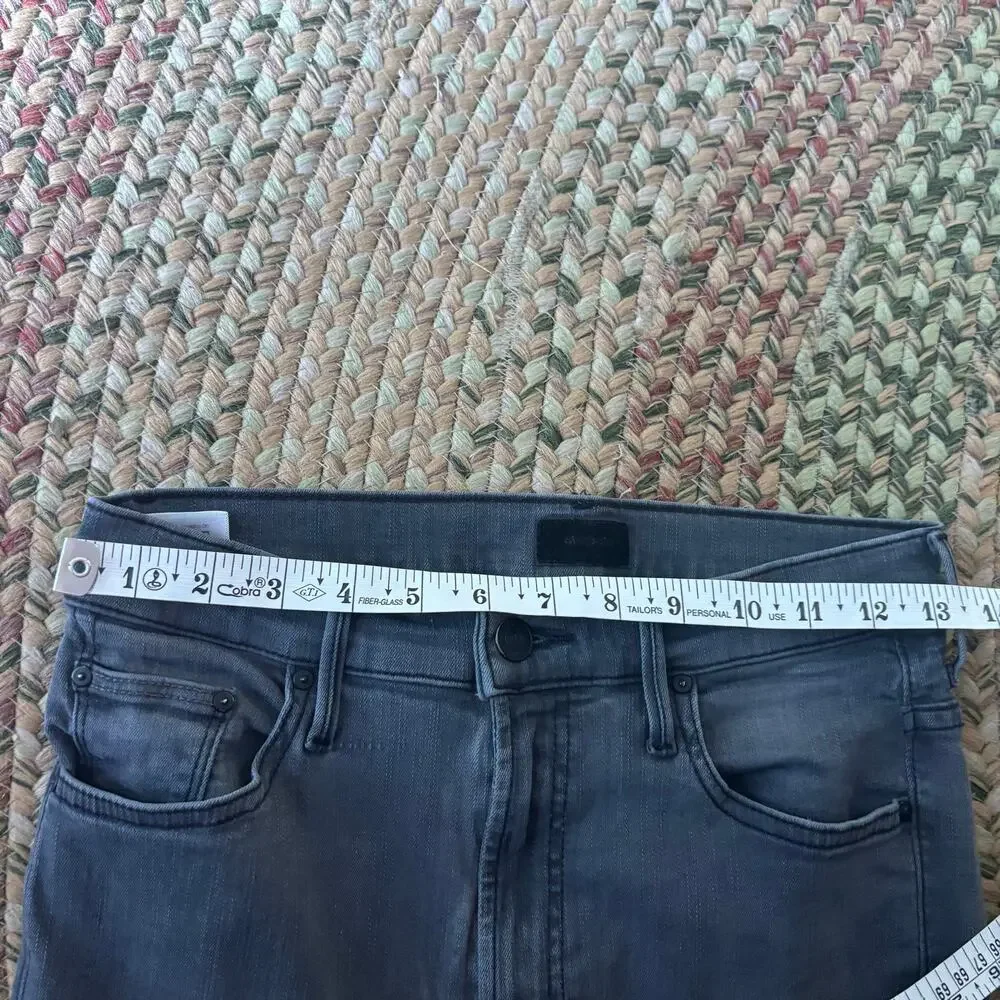 Mother The Insider‎ Crop Step Fray Dancing in the Moonlight Size 27 Black